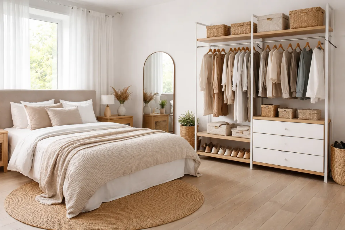 Comment organiser une chambre sans placard facilement